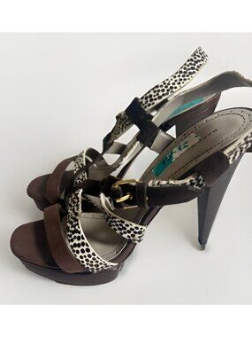 New MARC BY MARC JACOBS Animal Print Platform EU 38.5 US 8.5 High Heels
